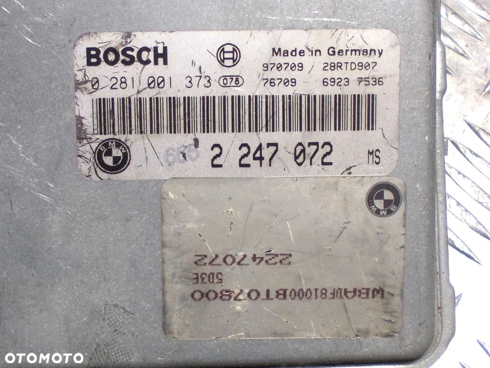 BMW E39 - sterownik komputer silnika 2.5 TDS - 3