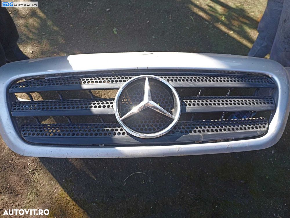 Grila Cu Emblema Ornament Grila Radiator Capota Mercedes ML W163 1997 - 2005 [L0202] - 1