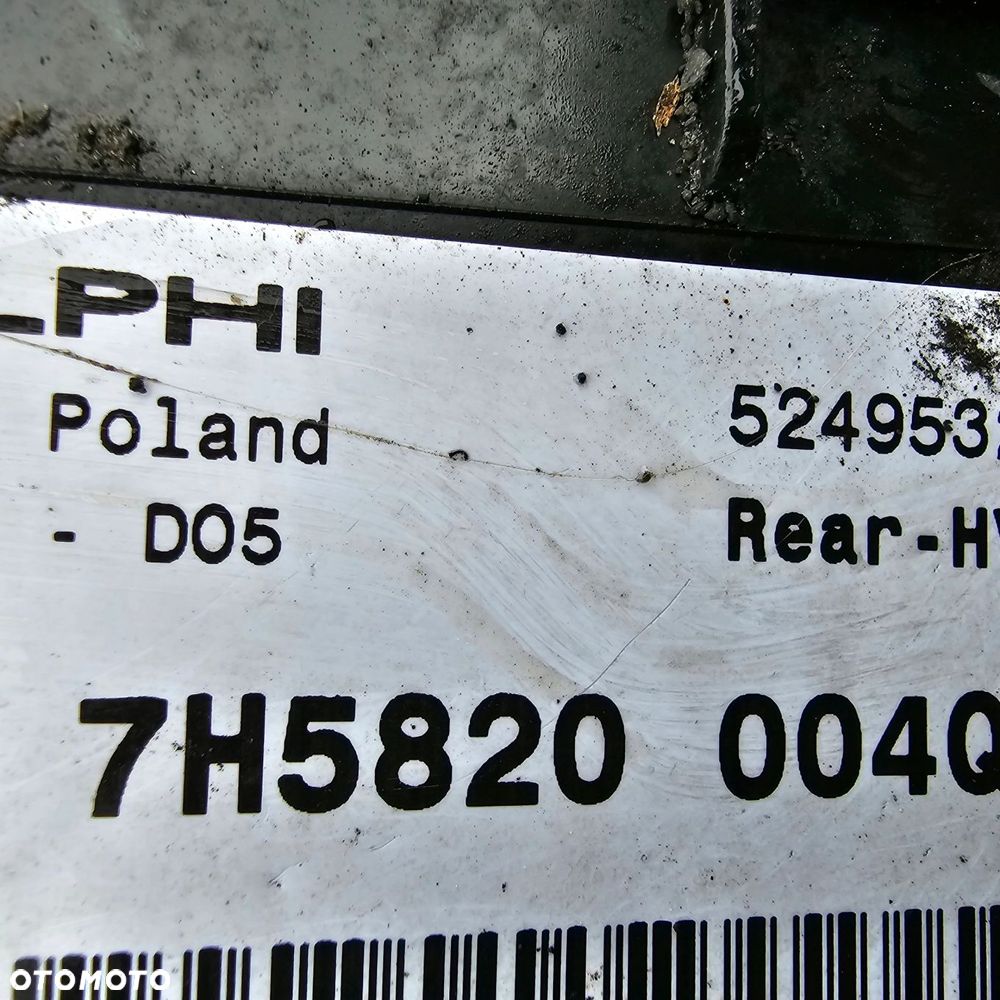 VW T5 MULTIVAN nagrzewnica dmuchawa tył 7H5820004Q - 4