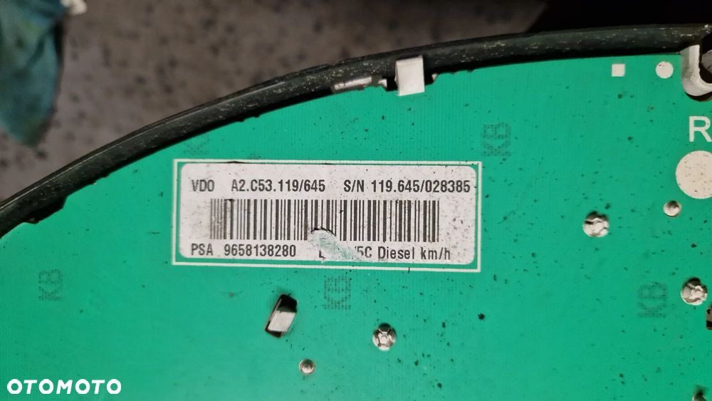 PEUGEOT 407 2.0 HDI LICZNIK 9658138280 - 3