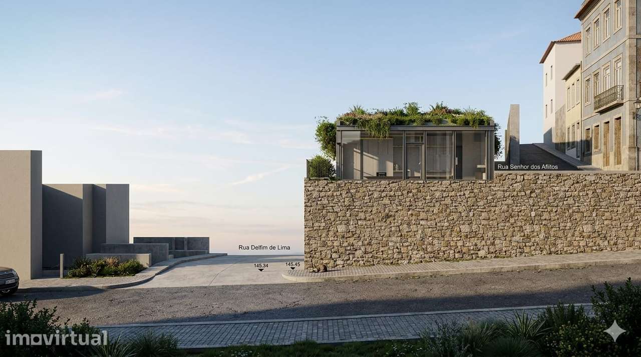 TERRENO COM PROJETO APROVADO · CENTRO DE CANELAS · GAIA · - Grande imagem: 4/17