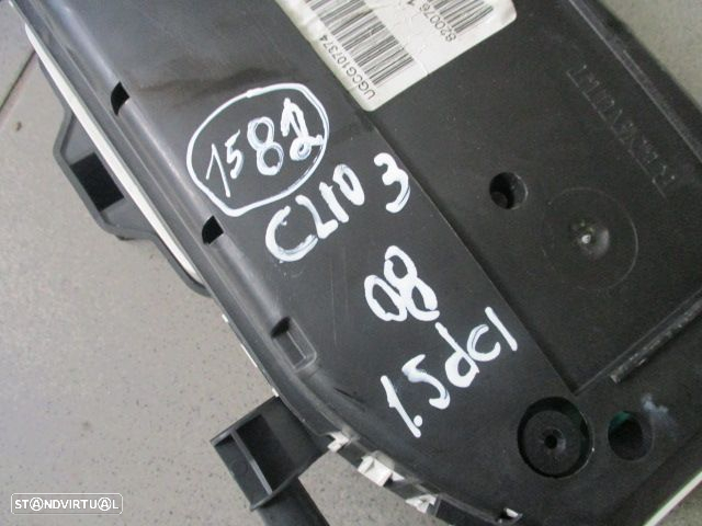 Quadrante 8200761861S RENAULT CLIO 3 2008 1.5DCI 70CV 0P KM/H  DIGITAL RENAULT CLIO 3 FASE 1  2008 1.5DCI 85CV 5P CINZENTO KM/H DIGITAL - 2