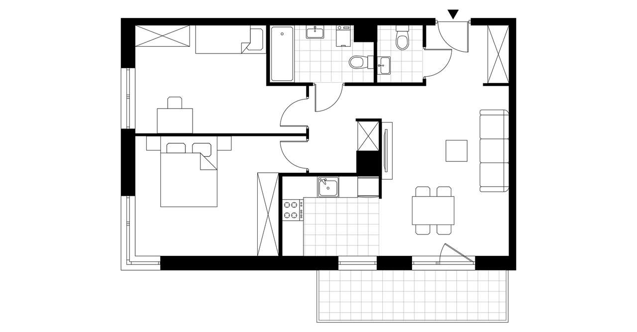 3-pokojowe mieszkanie 66m2 + balkon Bez Prowizji - Pełny obrazek: 3/8