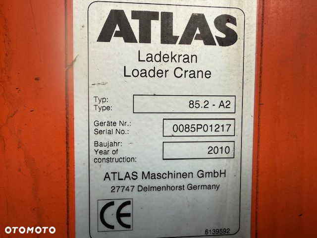 Palfinger HDS ATLAS 85.2-A2 Meiller kipper wywrot 3-stronny - 11