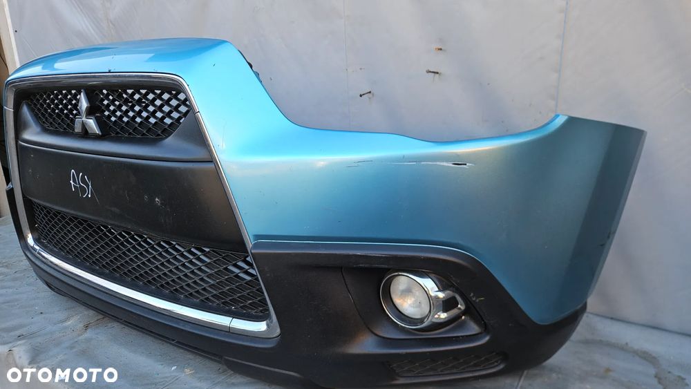 MITSUBISHI ASX ZDERZAK PRZEDNI PRZÓD KOMPLETNY CHROM HALOGENY GRILL 64000950 - 3