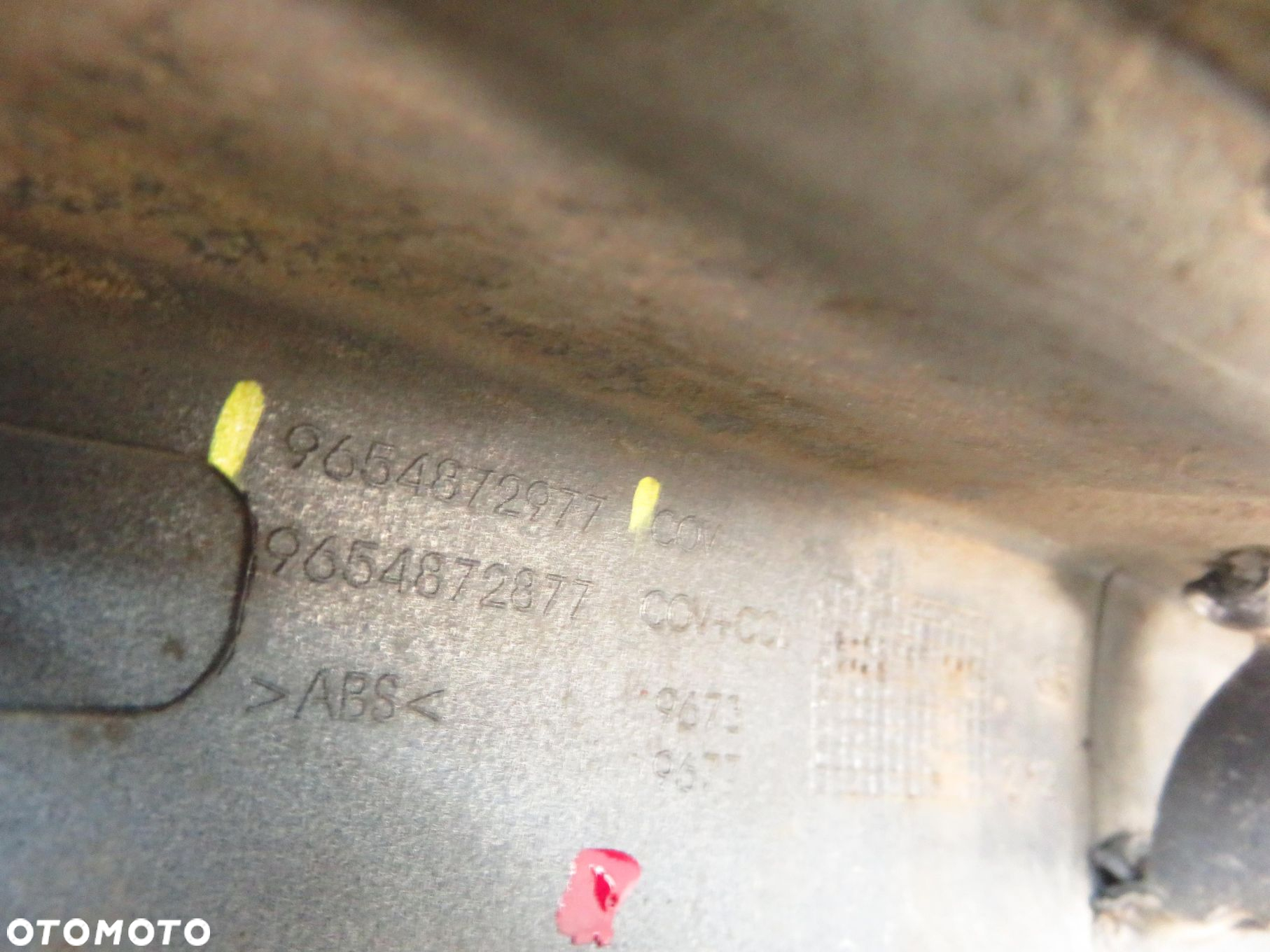 BLENDA KLAPY CITROEN C4 Grand Picasso I (UA_) 9654872977 KEBC - 2