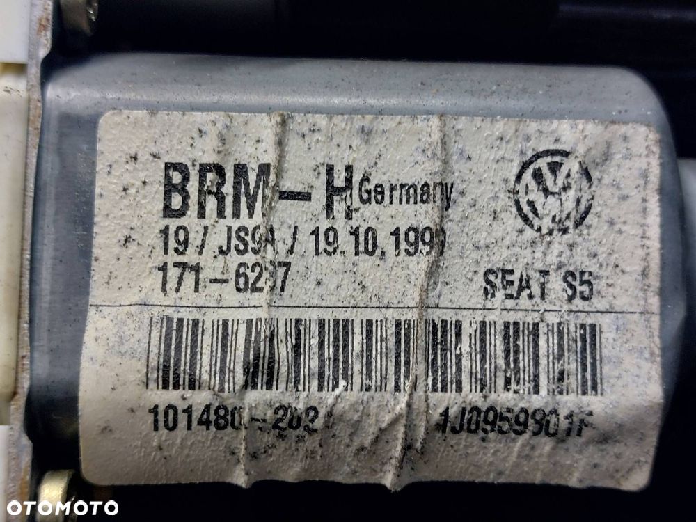 MECHANIZM PODNOŚNIK SZYBY LEWY PRZÓD TOLEDO II 1M1837729H 1J0959801F - 3