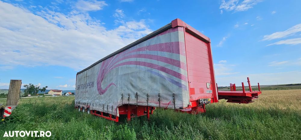 Nooteboom Trailer 3 axe cu prelată - 2