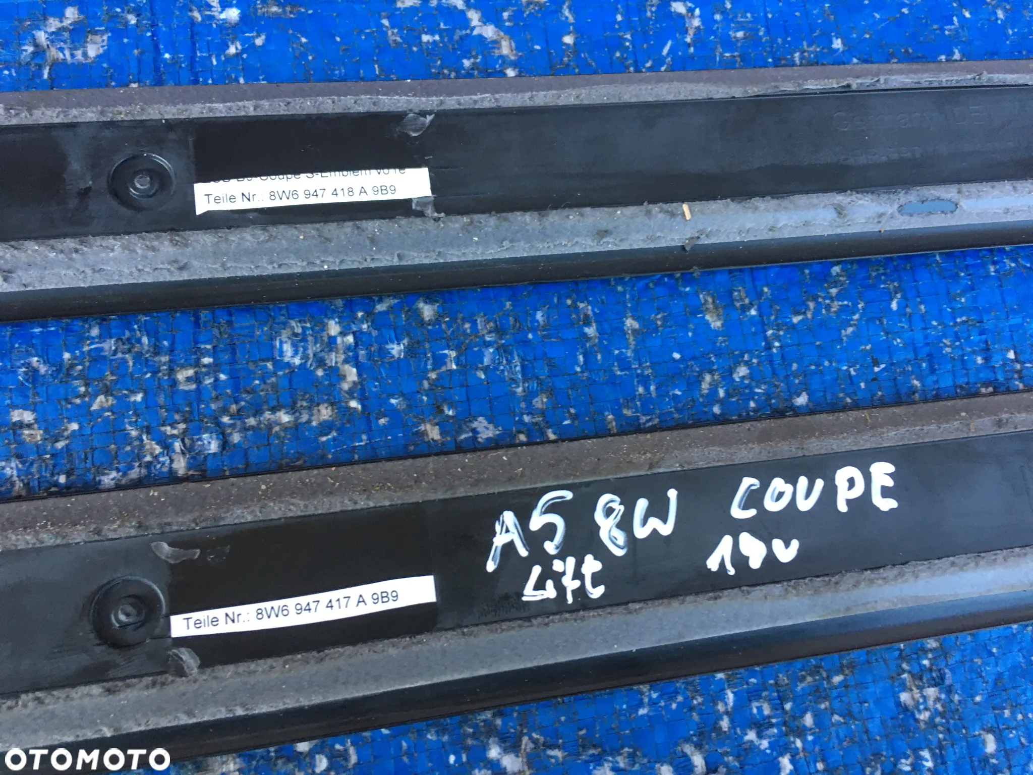 Audi A5 8W Coupe Lift S-Line Listwa Osłona Na Próg Progowa Prawa Lewa 8W6947417A 8W6947418A - 8