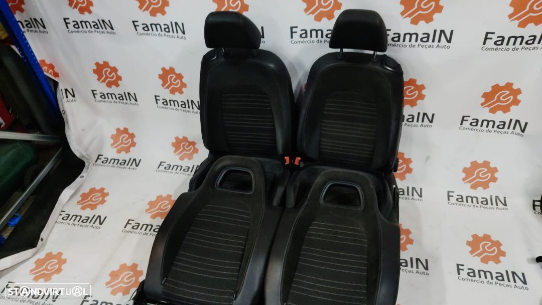 CONJUNTO DE BANCOS EM TECIDO - VW SCIROCCO - 1