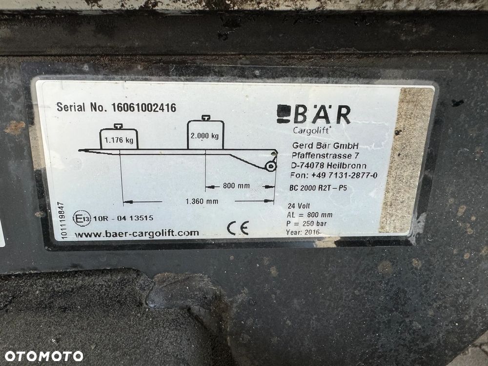 Krone Chłodnia,Doppelstock, Vector 1950, Winda BAR - 19
