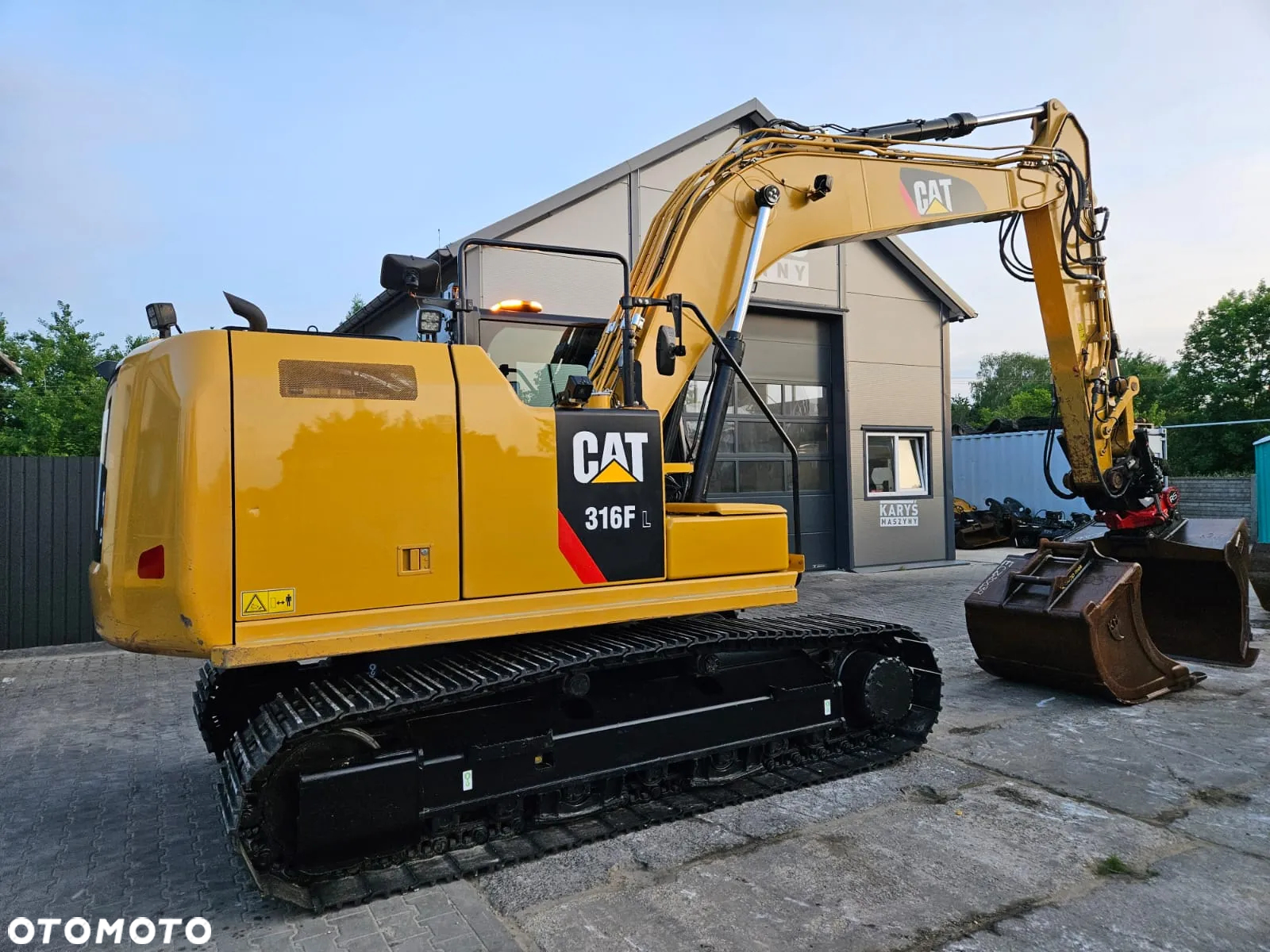 Caterpillar KOPARKA GĄSIENICOWA CAT CATERPILLAR 316FL 316E 316F 316 FL 314 315 316 318 2018R. ROTOTILT - 2