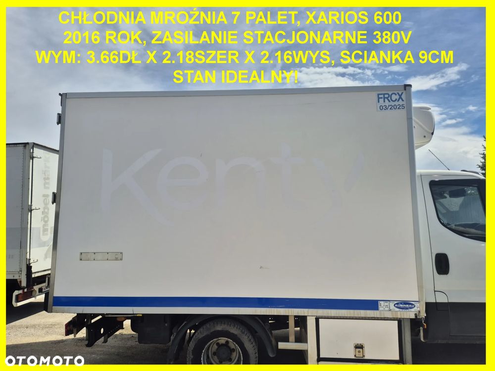 Chłodnia mroźnia 3.65m 7 palet Iveco 2016, Carrier xarios 600, zasilanie stacjonarne 380v, stan idealny! - 1