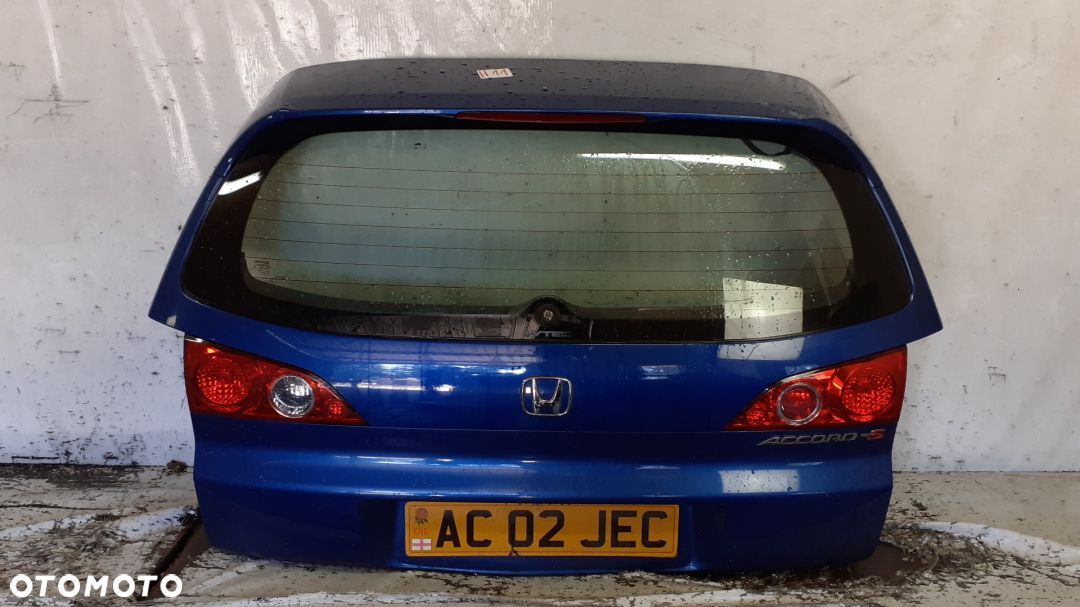 / KLAPA TYŁ TYLNA BAGAŻNIKA HONDA ACCORD VII 7 KOMBI B507P NIEBIESKA - 1