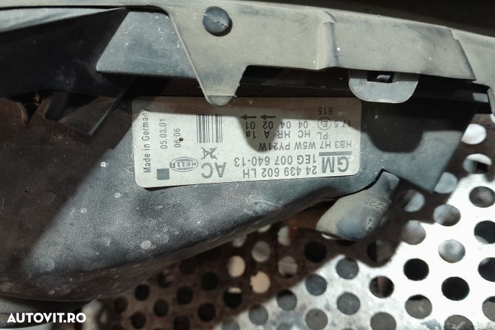 Far stanga 24439602LH Opel Astra G [1998 - 2009] Hatchback 5-usi 1.6 - 3