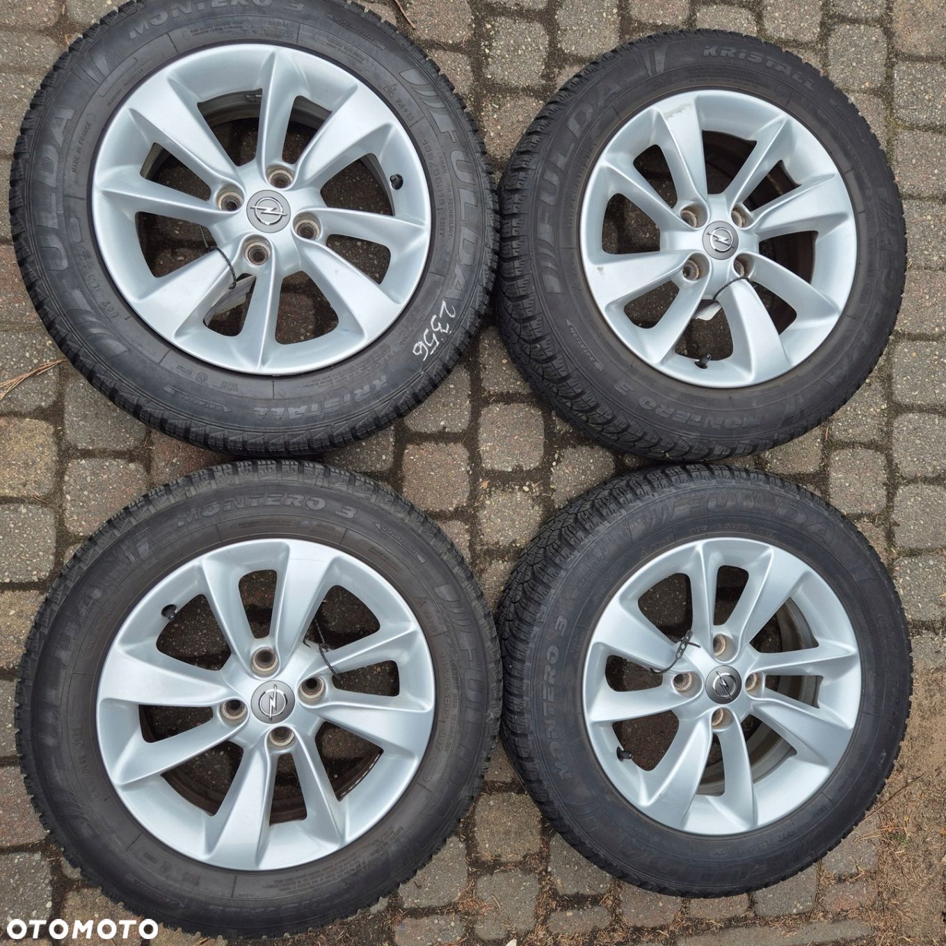 ZIMA KOŁA 185/65 R15 ORYGINAŁ OPEL CORSA D E ADAM GRANDE PUNTO EVO 4x100 - 1