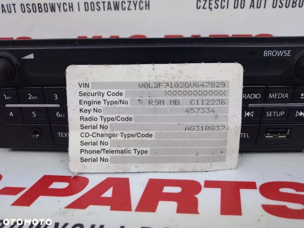 radio browse bluetooth usb vivaro b trafic iii talento 281151657r - 4
