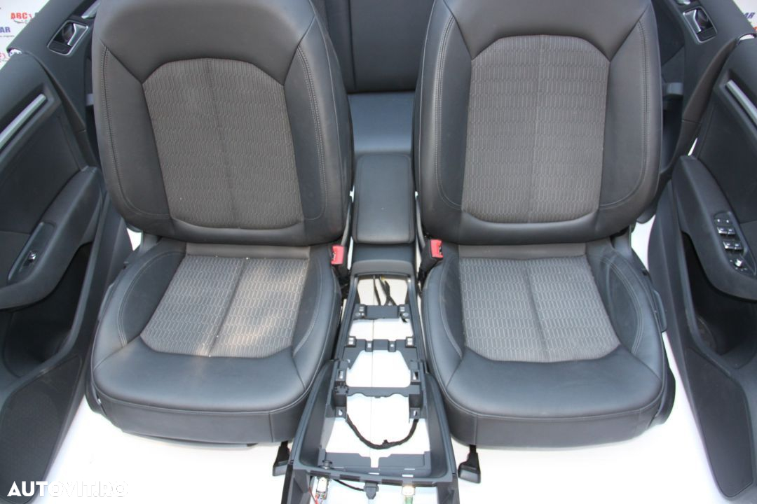 Interior de piele si material negru Audi A3 8V SPORTBACK Model 2015 !!! NU ESTE DE ANGLIA !!! - 8