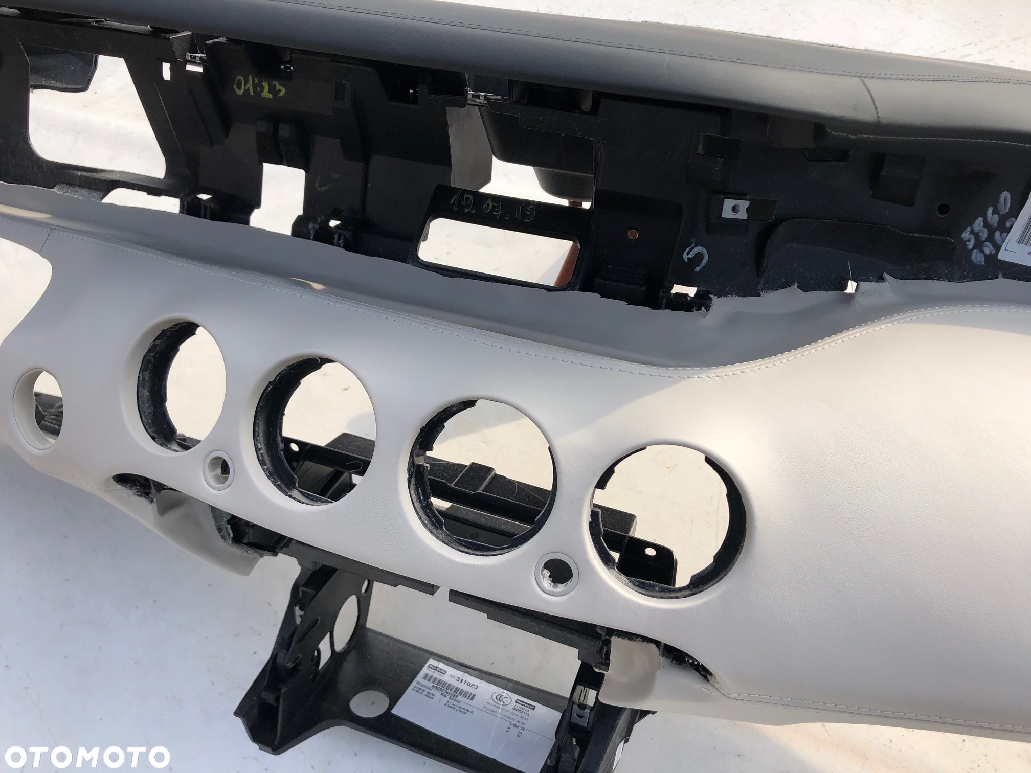 MERCEDES S W217 W222 DESKA KONSOLA KOKPIT PULPIT PÓŁKA PARAPET PODUSZKI AIRBAG PASY PAS KURTYNA FOTELA FOTEL  Raz2 - 9
