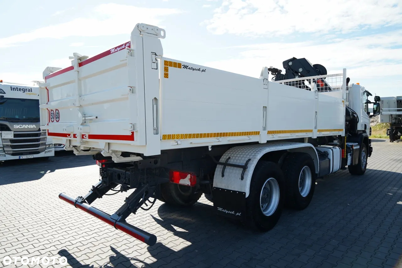 Scania P 410 / 6x4 / WYWROTKA - 6 M + HDS HIAB XS 211 / STEROWANIE RADIOWE / EURO 6 / ROTATOR / CHWYTAK - 11