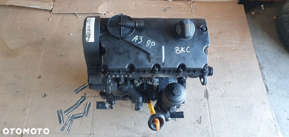 Silnik blok silnika słupek Audi A3 8P 1.9 TDI BKC - 1