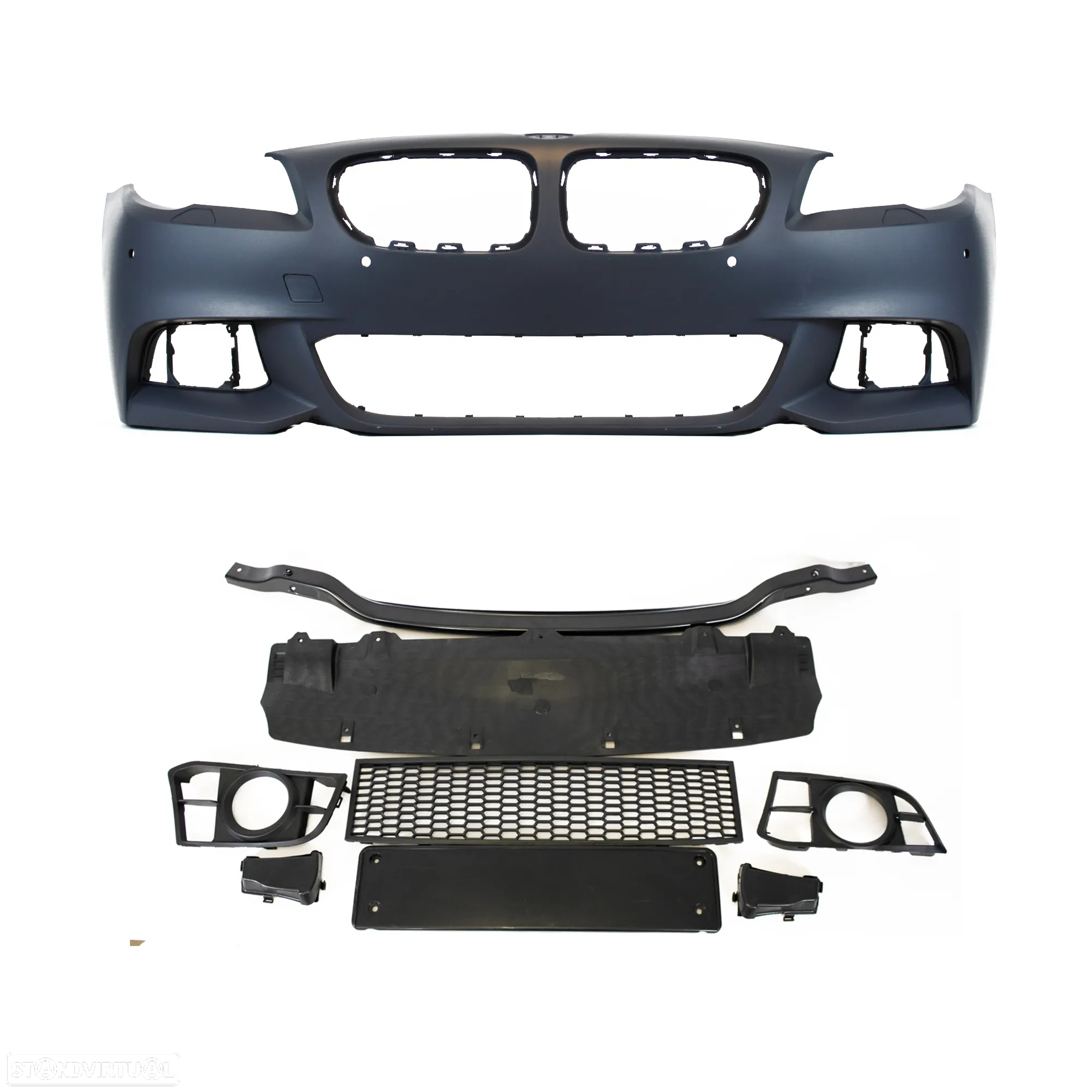 Para-choques Frontal em plástico para BMW F10 / F11 LCI 2013-2017 Pack M look - 3