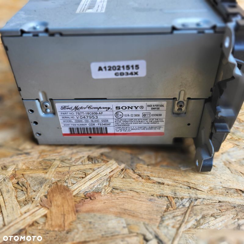 FORD FOCUS MK2 04-11R KOMBI HB RADIO SONY CD 7S7T18C939AF KOD - 3