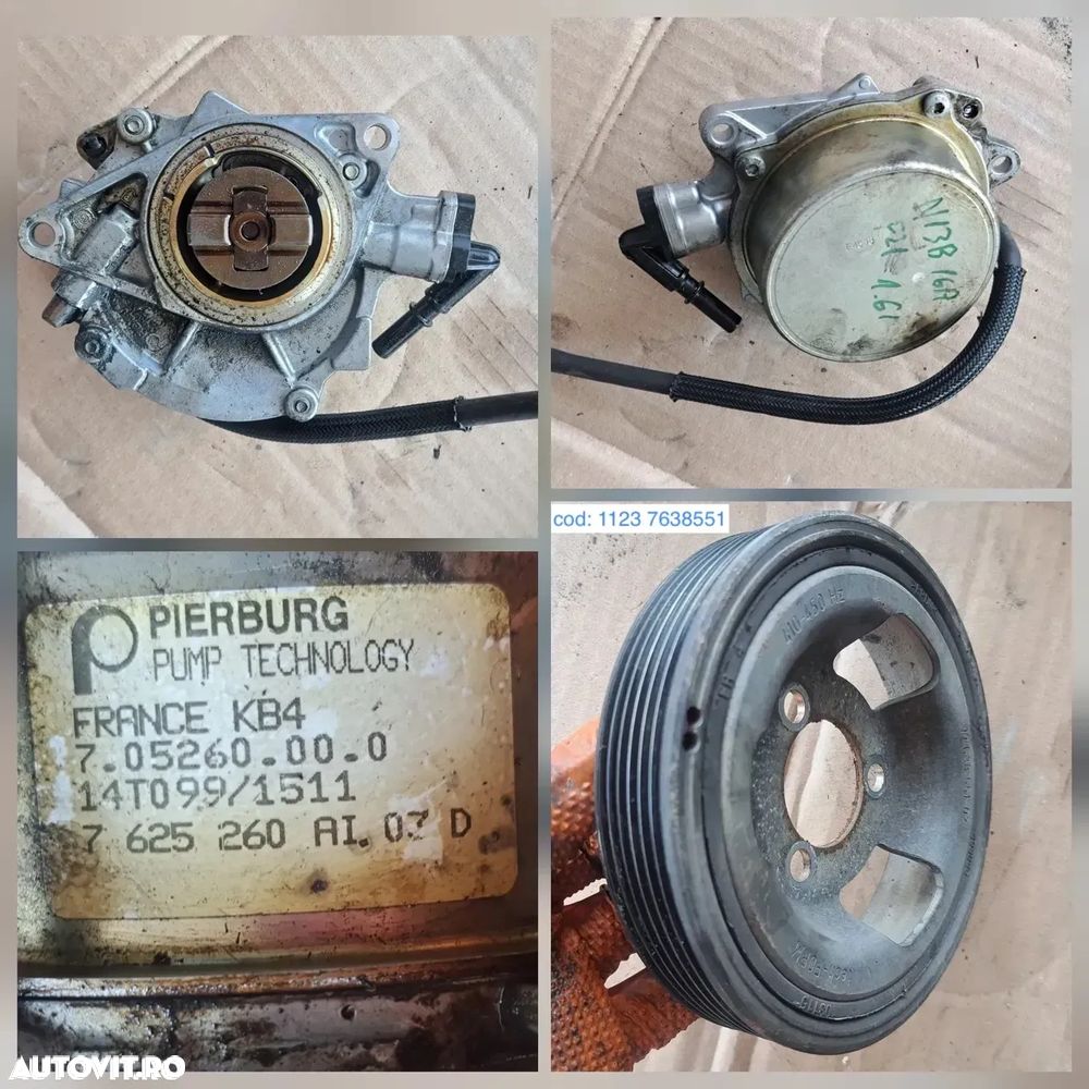 Anexe motor N13 Alternator compresor pompa apa pompa benzina rampa injectoare turbina bobina inductie electromotor benzina bmw seria 1 seria 3 F20 F21 F30 - 3