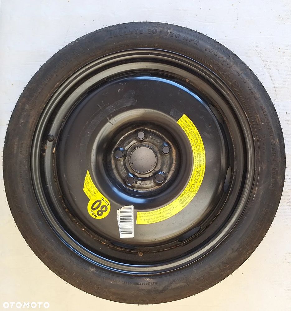 KOŁO DOJAZDOWE 18 CALI- 5X112/ ET25,5 - VOLKSWAGEN-1K0601027B - 1