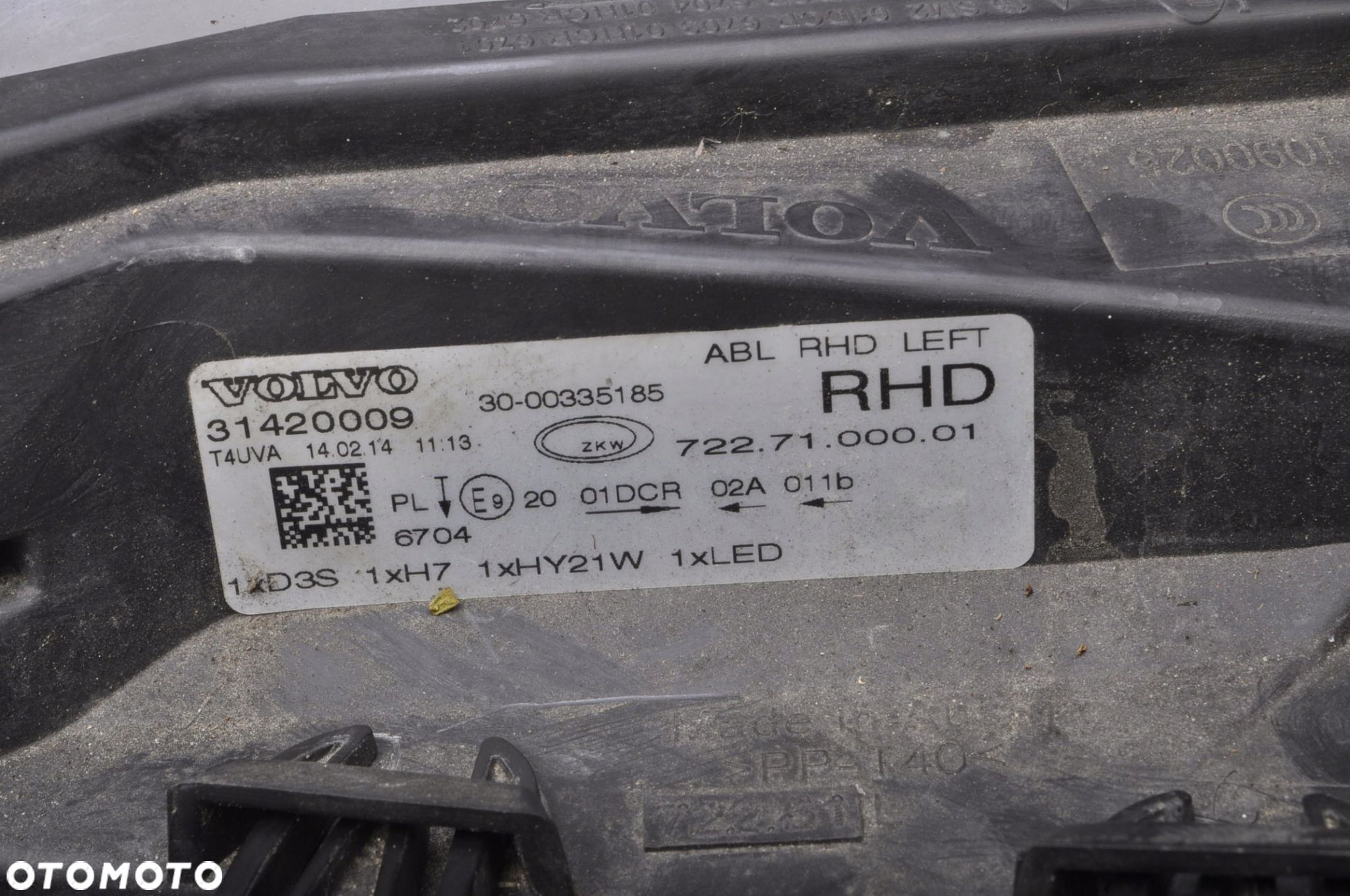VOLVO V40 II LAMPA LEWA PRZEDNIA  XENON 31420009 ANGLIK - 8