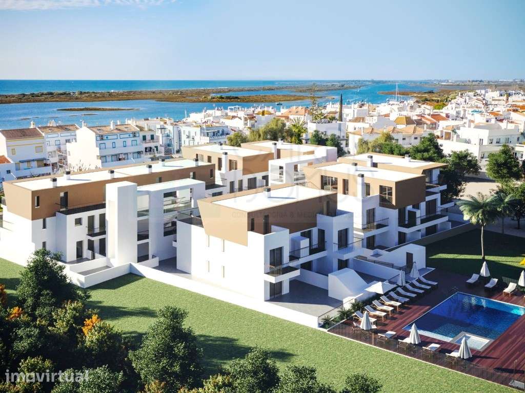 Nova penthouse T2, condomínio com piscina, junto Ria Formosa, em Ca... - Grande imagem: 4/32