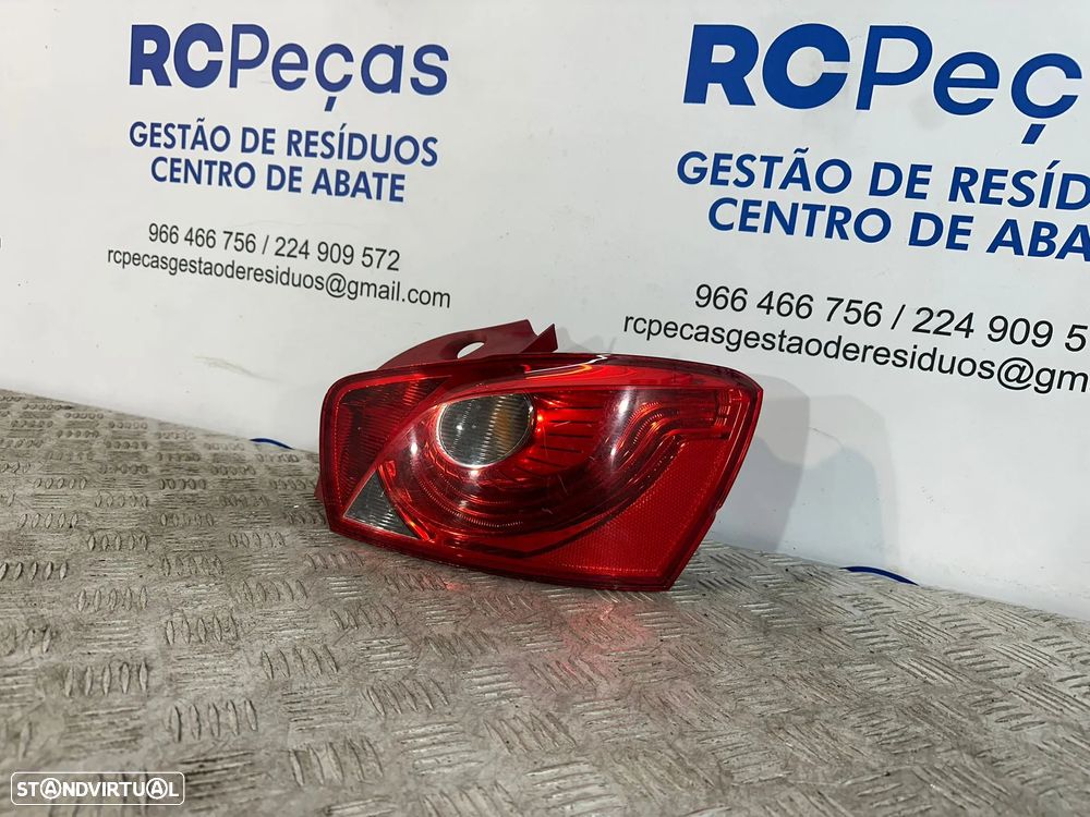 .Conjunto Farolins Led Tras Traseiro Direito Esquerdo Seat Ibiza 6J 5 Portas 6J4945111B 6J4945112B 2008 - 2017 - 7