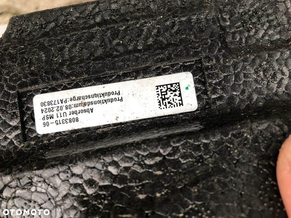BMW X1 U11 X2 U10 M-PAKIET pianka ABSORBER ZDERZAKA PRZÓD +czujnik pieszych - 8
