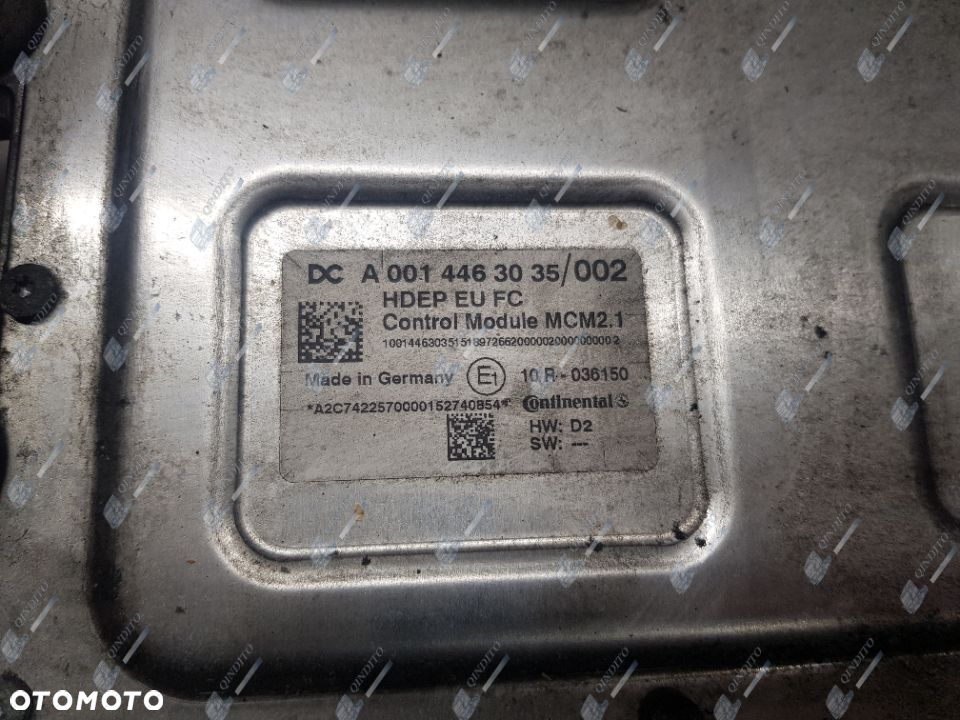 STEROWNIK KOMPUTER SILNIKA  OM470 MCM2.1  MERCEDES ACTROS MP4 A0354484535 - 4