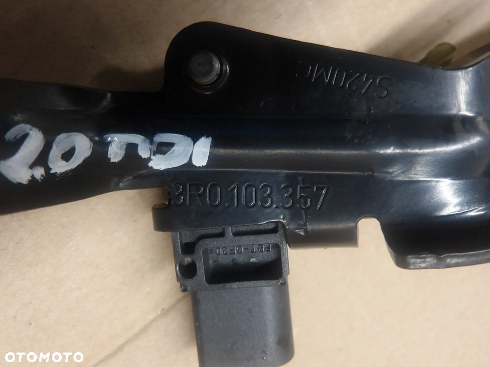 SEAT EXEO KOMBI 08-13 2.0TDI CZUJNIK CIŚNIENIA SPALIN PRZEWÓD PODCIŚNIENIA 07Z906051B 3R0131850 - 4