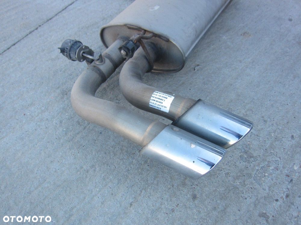 BMW X3 F25 N55 3.0 3.5i WYDECH TŁUMIK KOŃCOWY KOMPLETNY 7606412 7646096 - 4