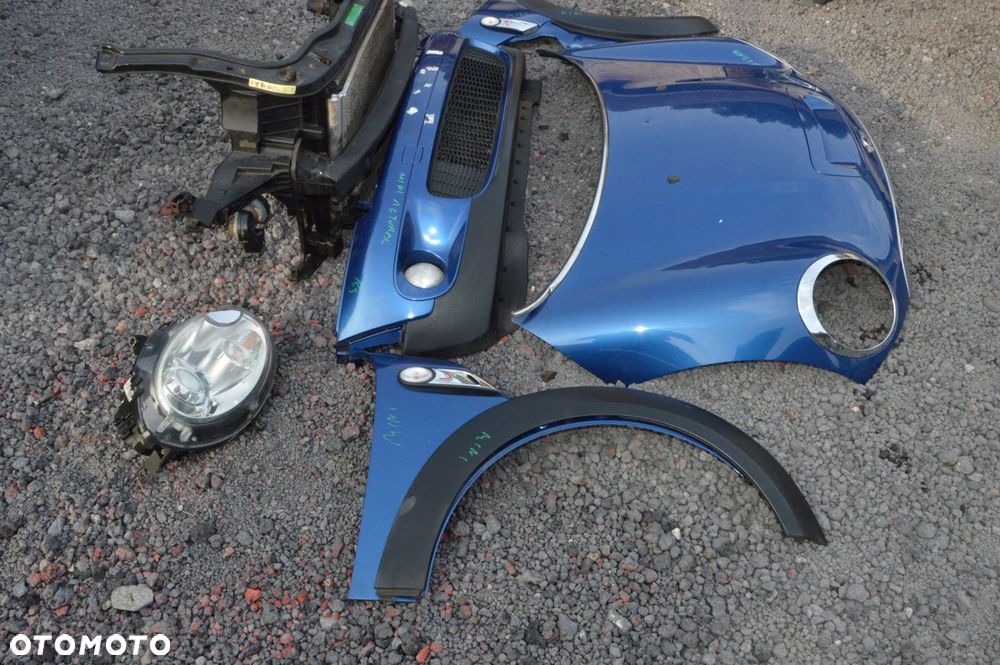 Zderzak maska błotnik lampa przód mini cooper clubman lightning blue metall - 10