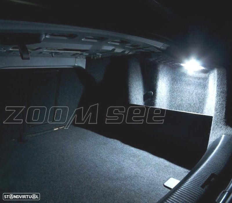 KIT COMPLETO DE 17 LAMPADAS LED INTERIOR PARA VOLKSWAGEN VW JETTA 5 MK5 MKV 05-10 - 6