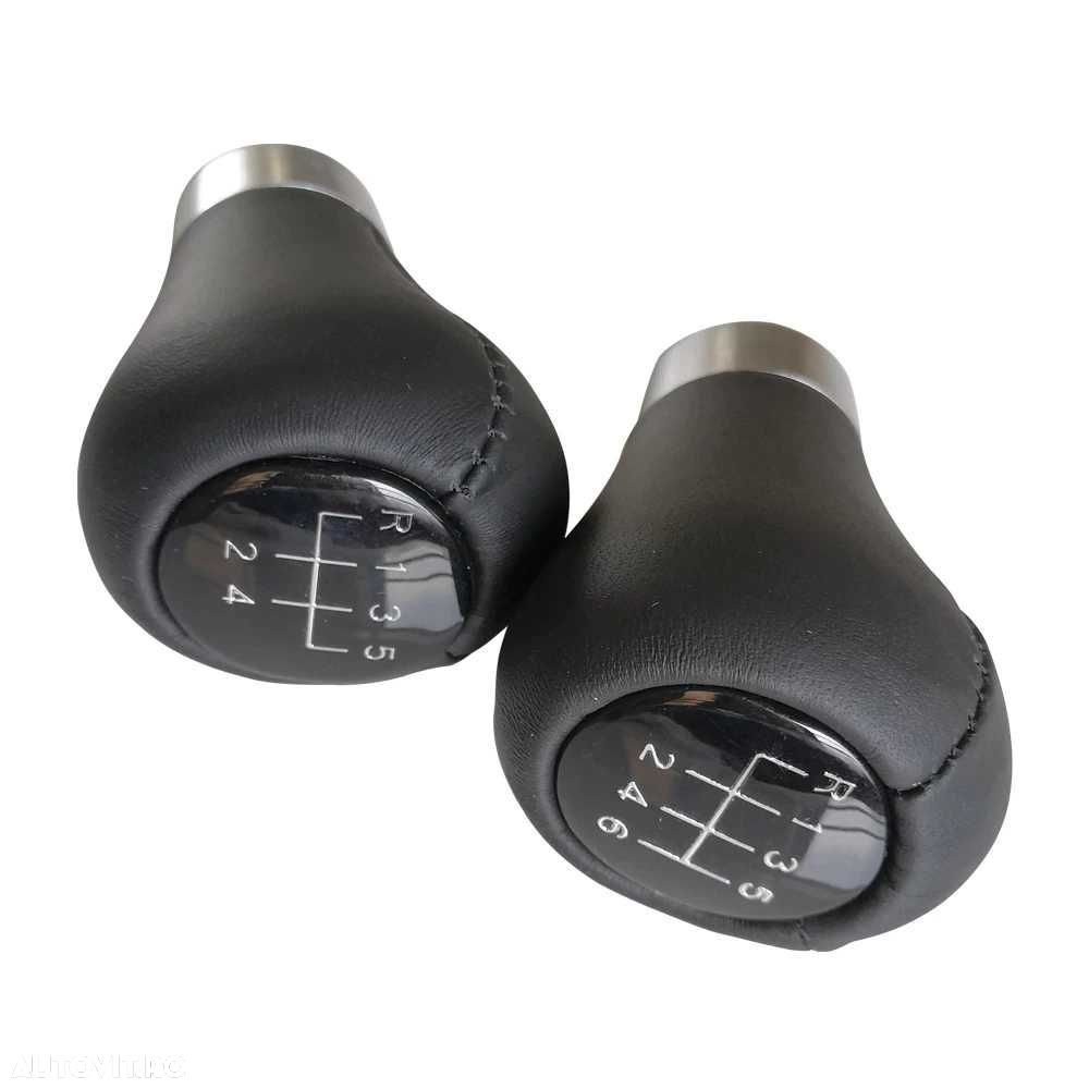 Nuca Schimbator Piele Sintetica BMW 5 Trepte E46 E60 E82 87 E90 91 92 - 3