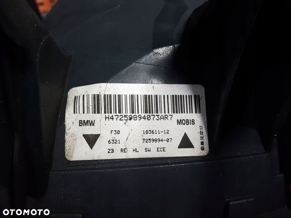 BMW F30 11-14r LAMPA PRAWA TYŁ TYLNA 7259894 - 4