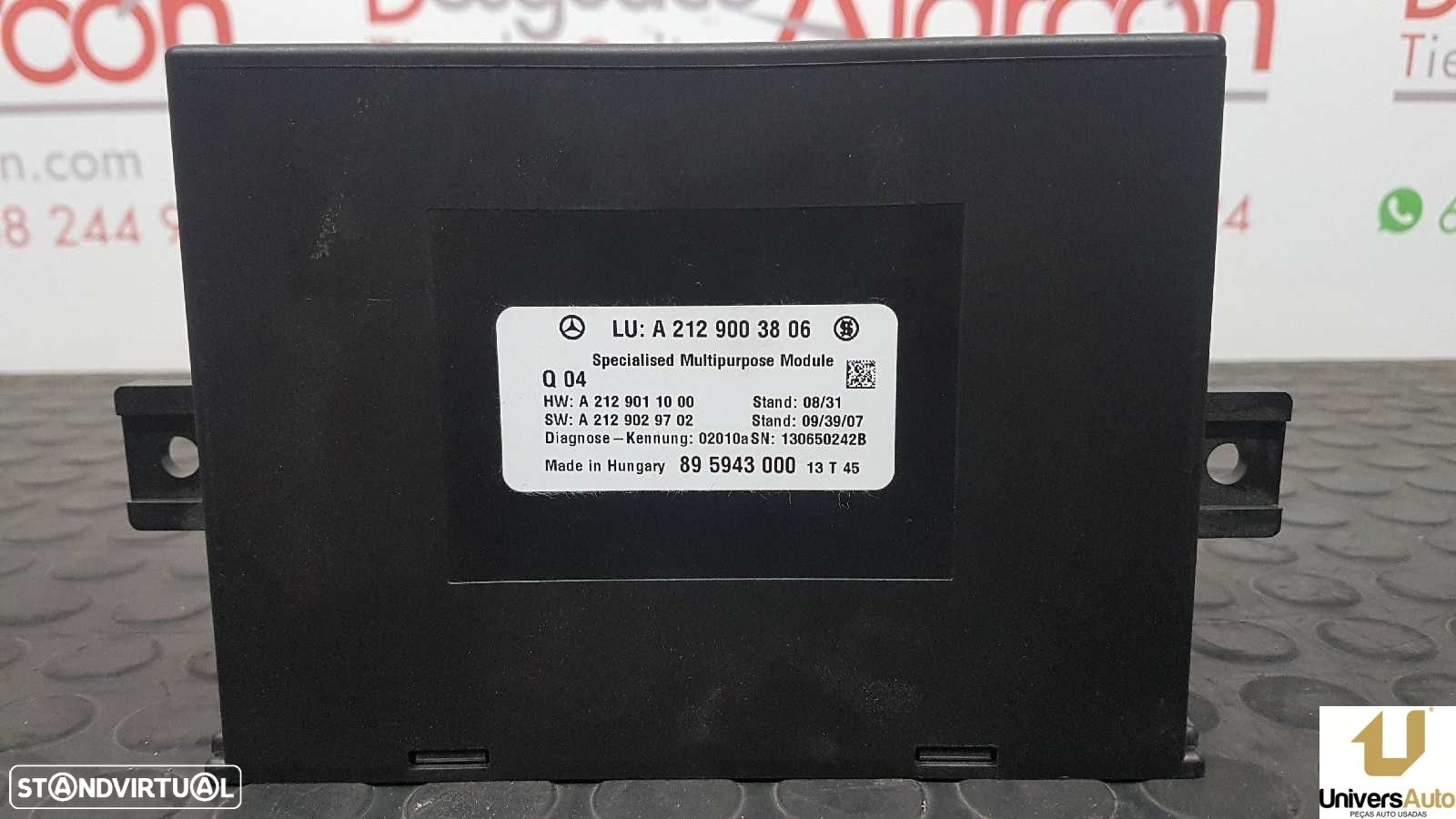 MÓDULO ELETRÓNICO MERCEDES CLASE E (W212) LIM. 220 CDI BLUEEFFICIENCY (212.002) - 4