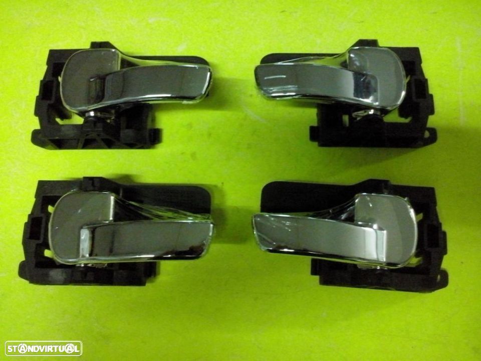 Puxador / Puxadores de porta cromados Nissan Qashqai NOVOS - 1