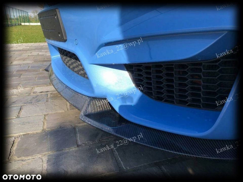 BMW 3 F80 F82 M3 DOKŁADKA ZDERZAKA PODKŁAD WZÓR CS - 11