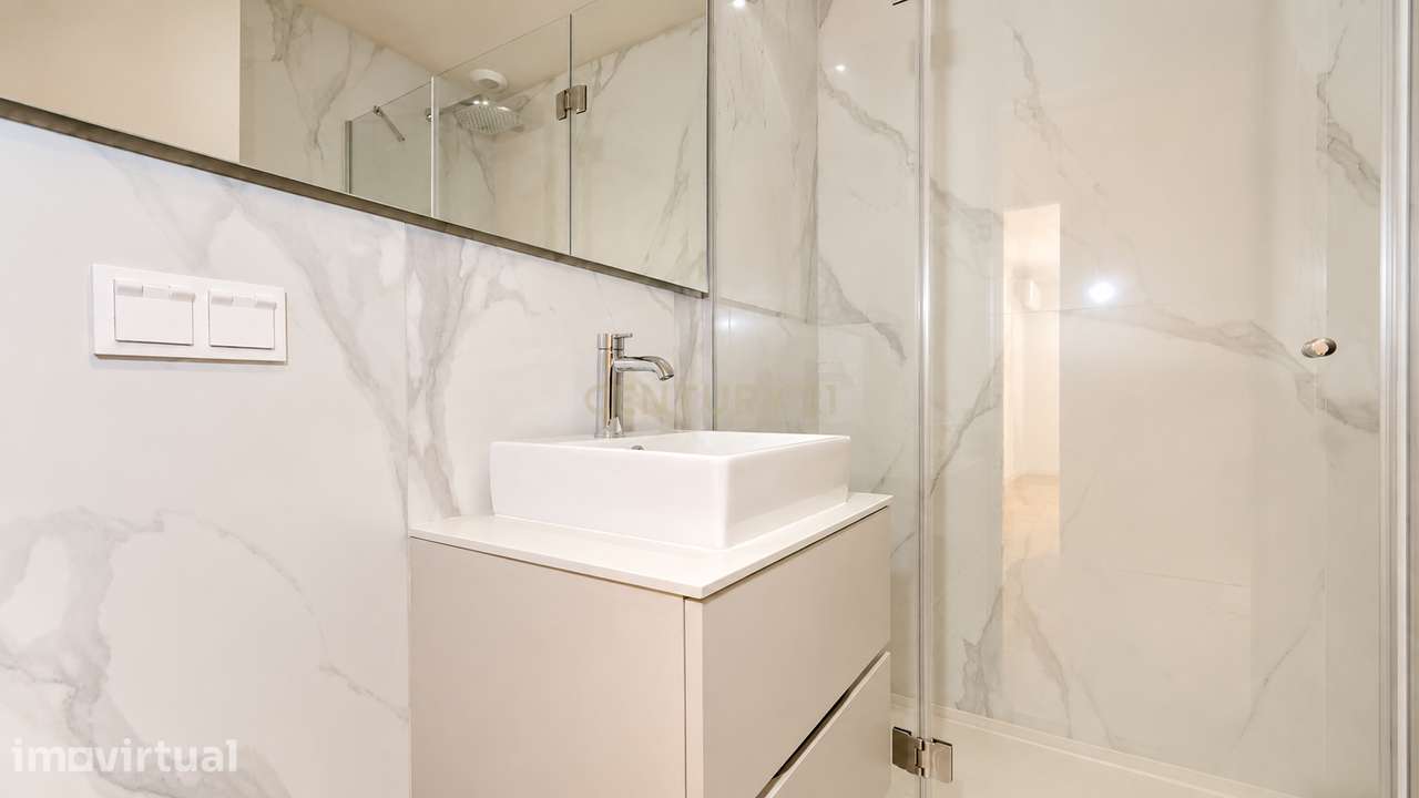 Apartamento T3 | Vista Mar | The Yard | 7.º Andar | 2 Lugares de Garag - Grande imagem: 5/27