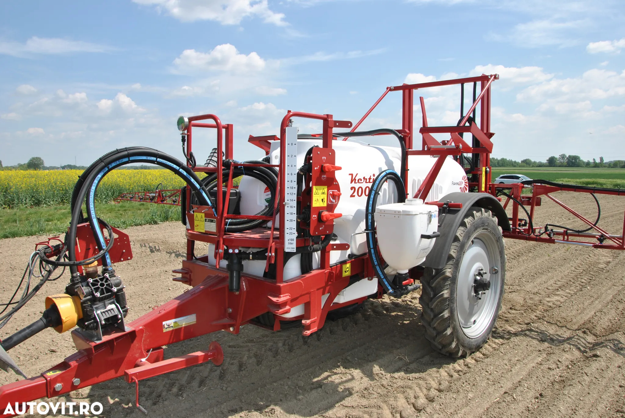 Altul Erbicidator tractar Farmgep Kertitox EcoLine 2000l/18m - 6