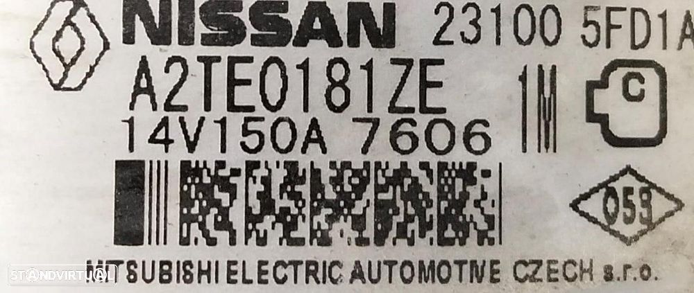 ALTERNADOR NISSAN MICRA K14 - 3