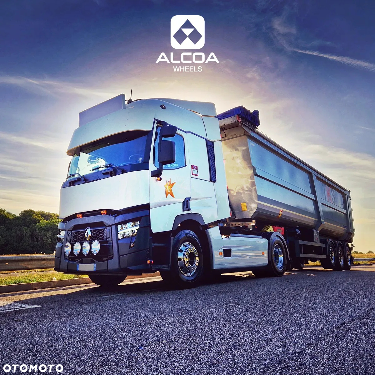 Felga ALCOA do RENAULT / 22,5 x 11,75 / ET 120 /Aluminiowe felgi / DB / NETTO-2.395,-PLN - 5
