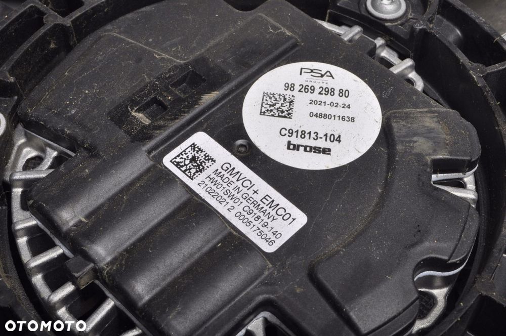 PEUGEOT 2008 II WENTYLATOR CHŁODNICY 9826929880 - 2