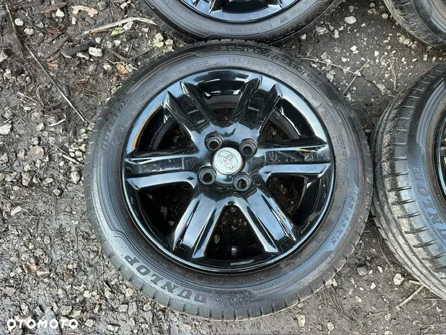 Felgi Aluminiowe Toyota 4x100 15" czarny połysk Aygo Yaris - 5