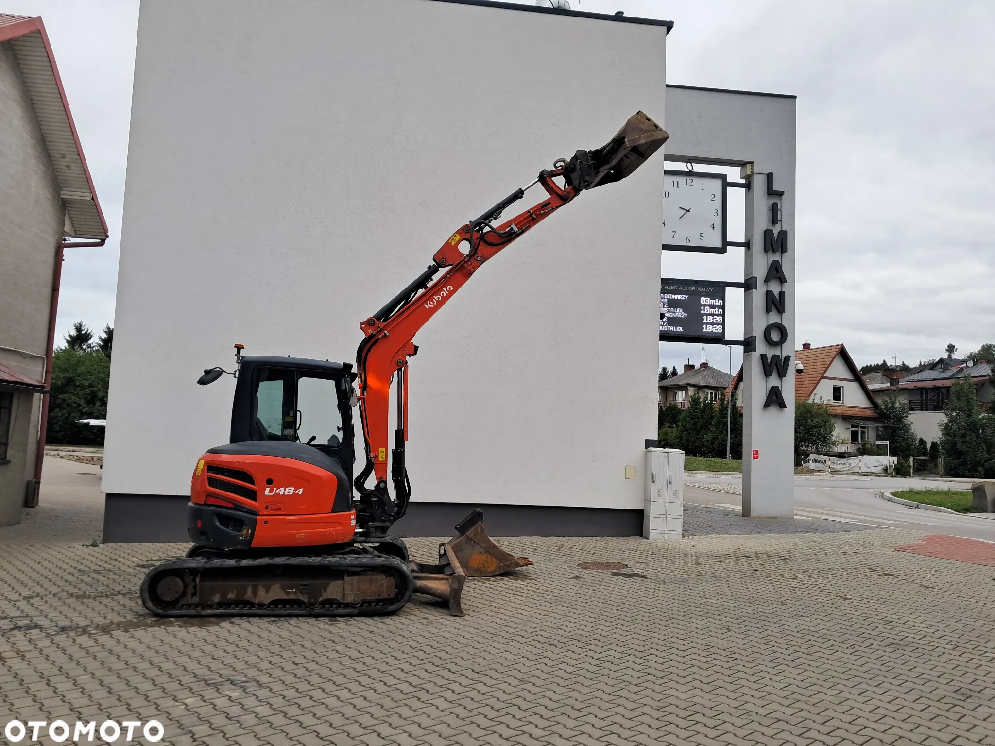 Kubota u48-4 waga 5t TON skarpówka hydrauliczna 3200mtg* 2019r *  oświetlenie *dodatkowe linie hydrauliczne 2 łyżki lusterka minikoparka u55 u48 kx57 u50 jcb cat yanmar wacker - 3